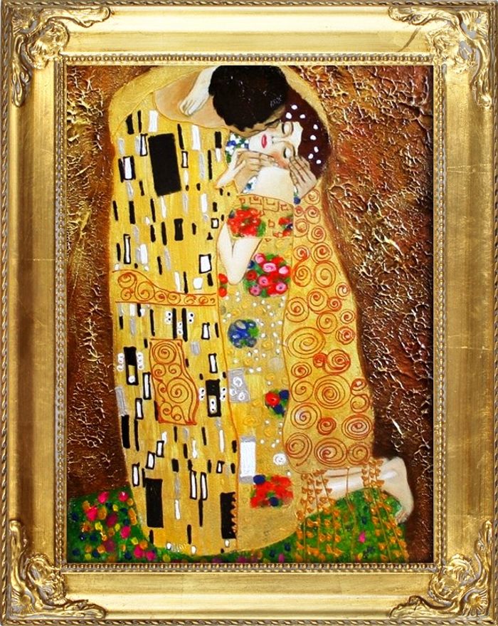 Gustav Klimt Gemälde Bild Bilder Handarbeit Kunst Abstrakt Ölbild Malerei G06797