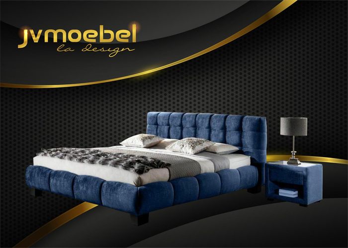 Bett Textil 2x Nachttisch 3 tlg. Schlafzimmer Set Möbel Modern Luxus Betten Neu