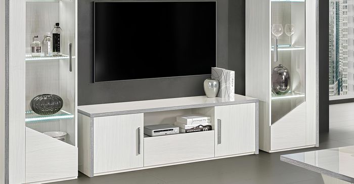 rtv Design Sideboard Fernseh tv Low Luxus Kommode Schrank Modern Weiß Möbel Neu
