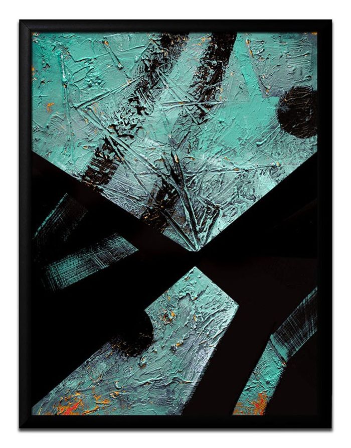 Bild Bilder Gemälde Druck Kunstdruck Polster Kultur " Abstrakt "G97456