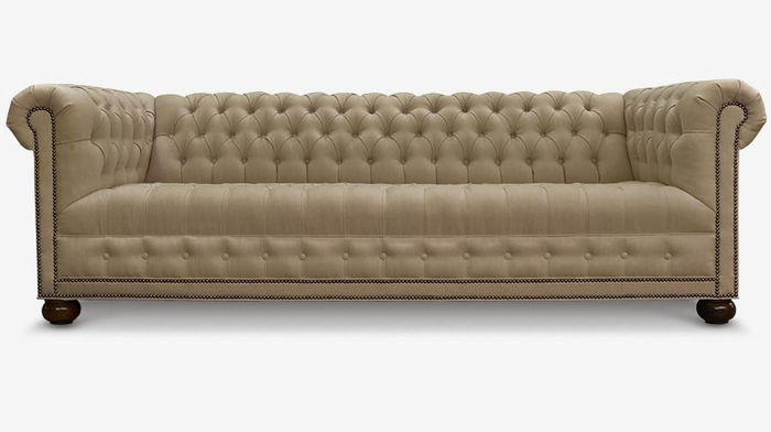 Chesterfield Stoffsofa Sofagarnitur Designer Polster Sitz Couch 3+2+1 Sofa Neu