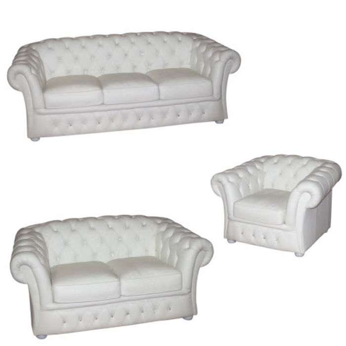 Chesterfield Sofa 3+2+1 SITZER Polster Designer Sofas Garnitur Couch 2016-04