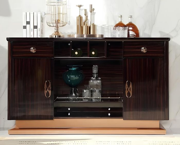 Hoch Schrank Kommode Side Low Board Kommoden Designer Edel Holz Luxus Schränke