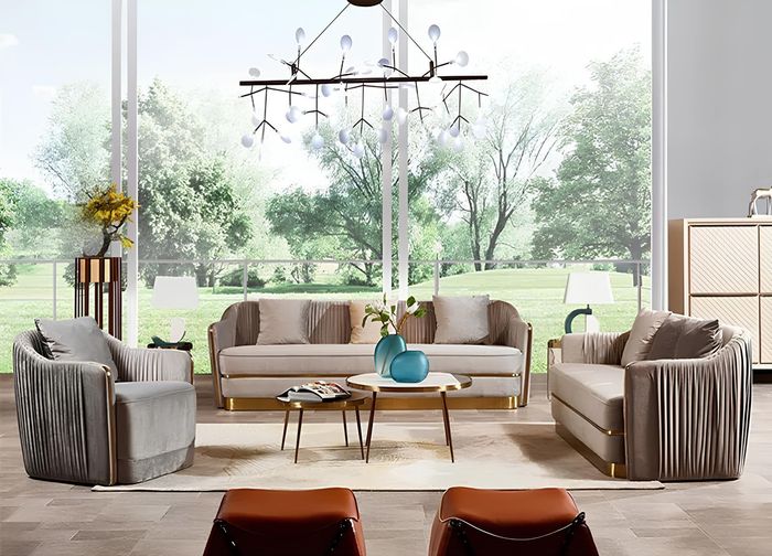 Dreisitzer Couch Polster Design Sofa Moderne 3er Sitz Sofas Wohn Zimmer Möbel