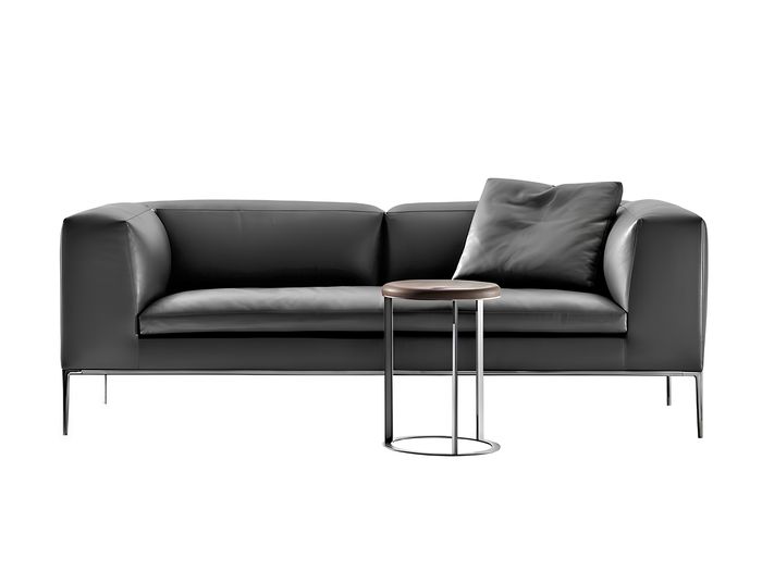 Dreisitzer Couch Design Sofa Moderne 3er Sitz Sofas Zimmer Möbel Braun Polster
