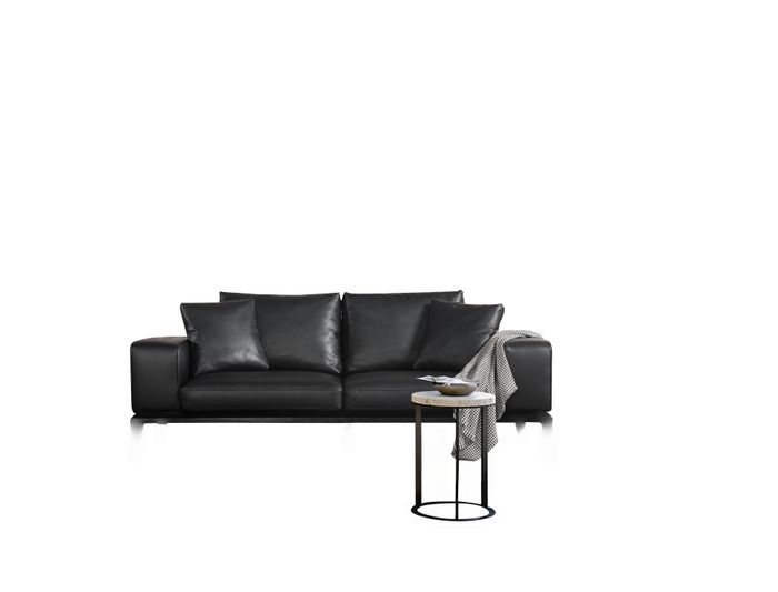 Zweisitzer Couch Polster Design Sofa 2er Sitz Zimmer Grau Moderne Couchen Sofas