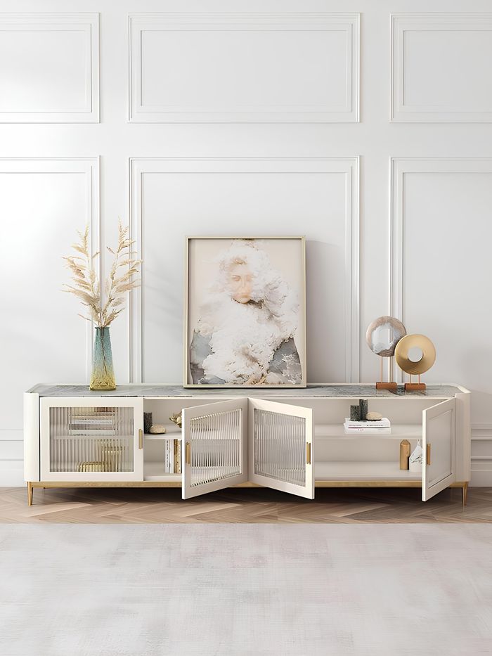 rtv design sideboard fernseh wand hochglanz low board luxus kommode schrank neu