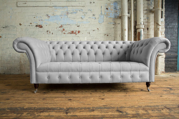 Dreisitzer Couch Polster Design Sofa Sitz Sofas Zimmer Möbel Moderne Textil 3er