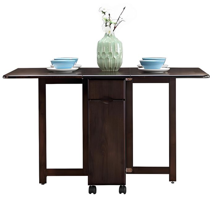 Platzsparender Esstisch Tisch + 4 Stühle Reise Set Wohnwagen Terasse Garnitur