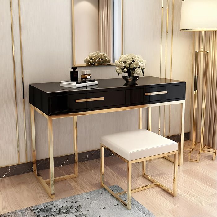 Designer Schmink Tische Konsolen Tisch Holz Kommode Side Board Schrank sekretär