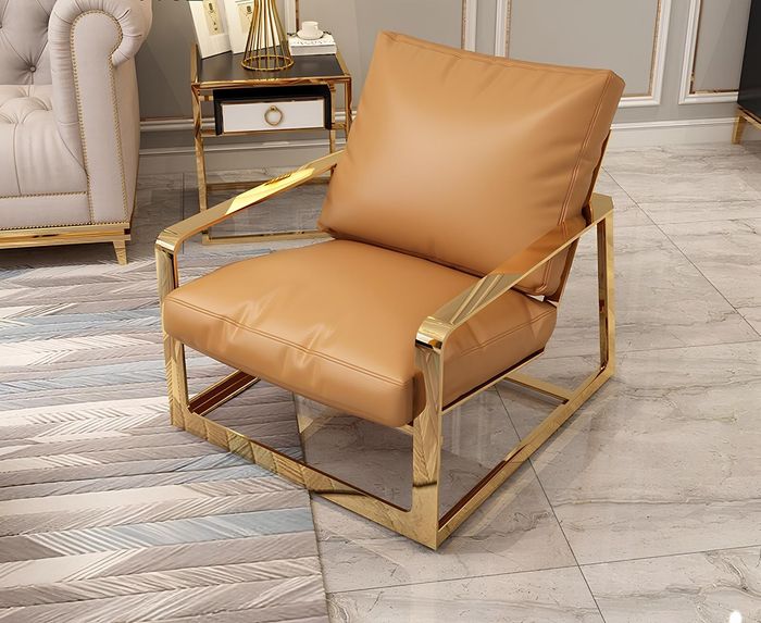 Sessel Design Polster Lounge Club Sitz Relax Luxus Zimmer Warte Neu Leder Stuhl