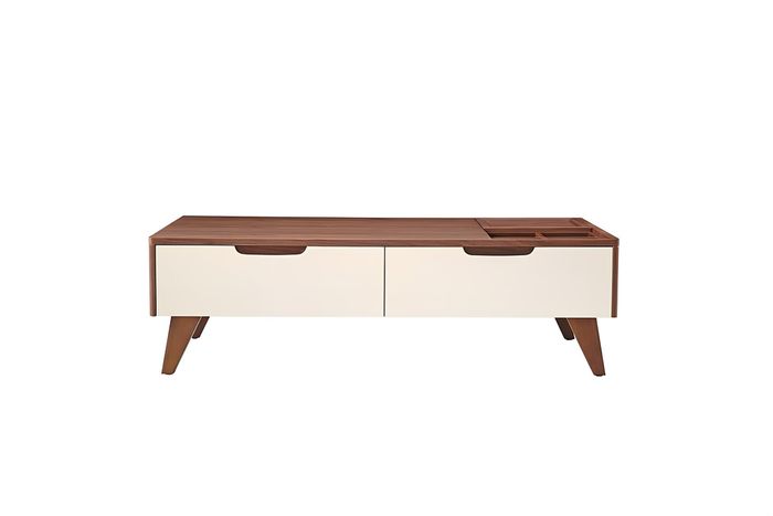 TV-Möbel Schrankwände Regal Wohn Wand Side Low Board Regale Holz design Kommode