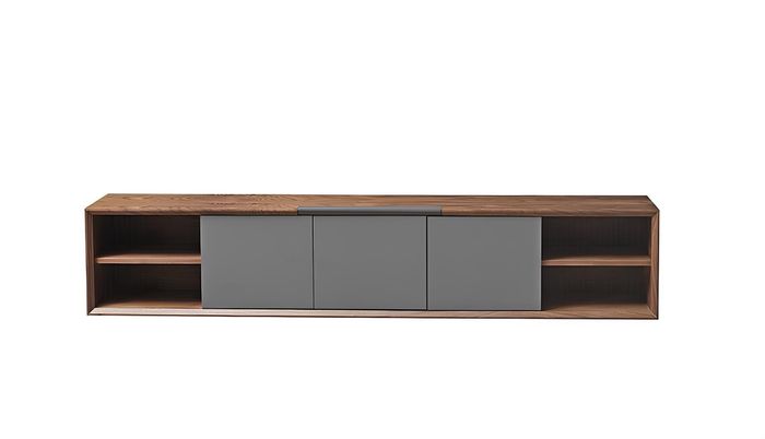 Schrankwände Regal Wohn Wand Schränke Side Low Board Holz design TV-Möbel Regale