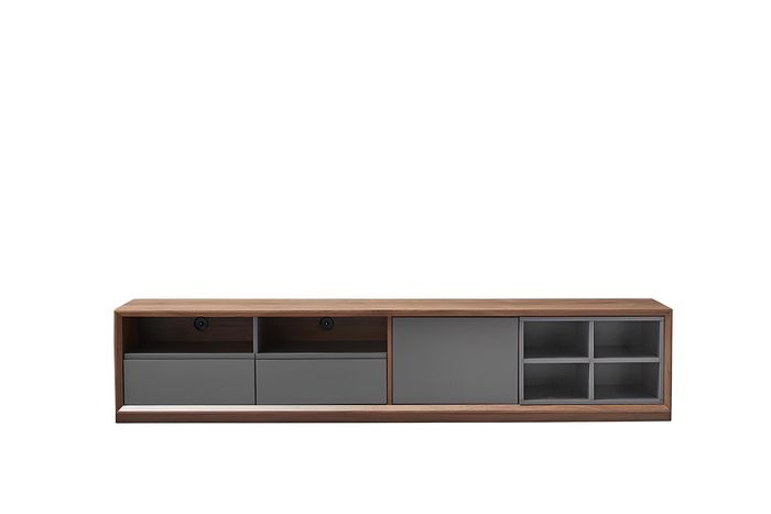 Schrankwände Regal Wohn Wand Schränke Side Low Board Regale Holz design TV-Möbel
