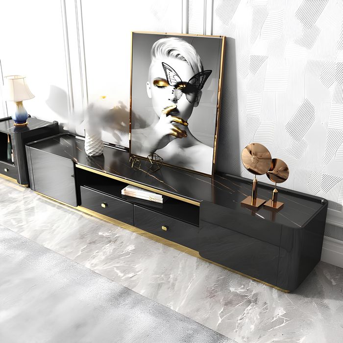 konsolen Tisch Design Möbel Tische Sideboard Medusa Luxus Wohnzimmer Lowboard