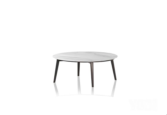 Abstrakter Rundtisch Runde Design Luxus Wohnzimmer Couchtische Tische Marmor Neu