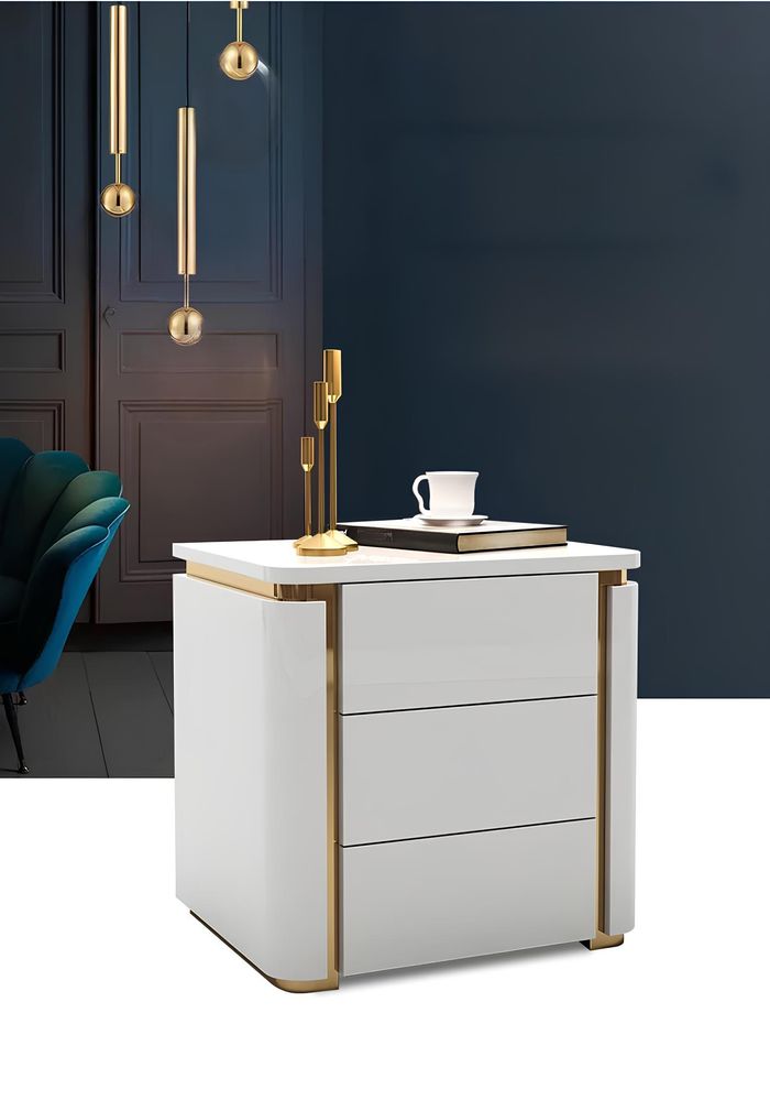 Nacht Tisch Konsole Beistell Tische Konsolen Kommode Schrank Regal Design Möbel