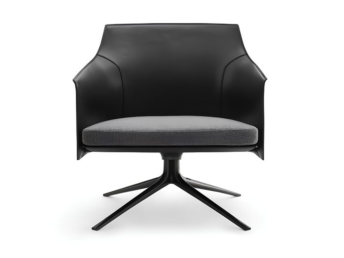 Design Dreh Stuhl Relax Leder Sessel Lounge Fernseh Büro Kanlzei Wartezimmer