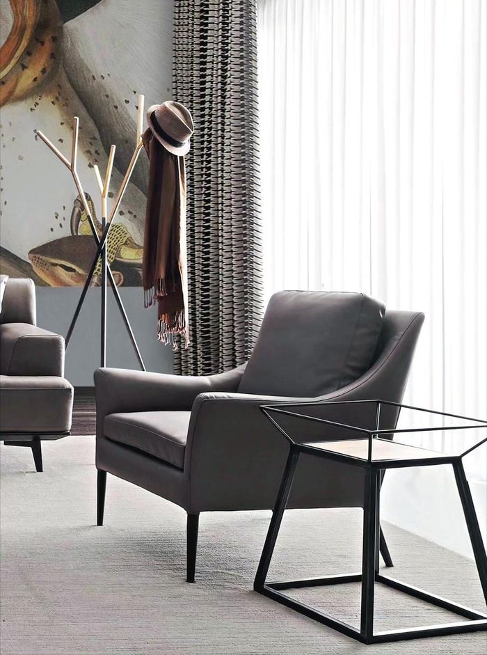 Sessel Clubsessel Loungesessel Bar Sessel Leder Sofa Design Neu Cocktailsessel