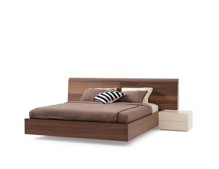 Luxus Schlafzimmer Bett Doppel Betten Design Möbel 180x200 braun Hotel