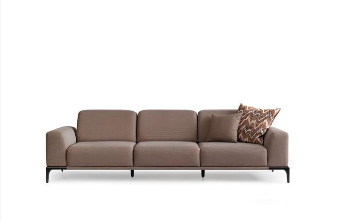 Wohnzimmer Dreisitzer Sofa 4 Sitzer braun Sofas Neu Couch Luxus neu
