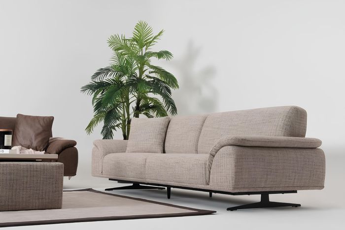 Wohnzimmer Sofa 3 Sitze Design Luxus Polster Couch Modern Sofas 250cm