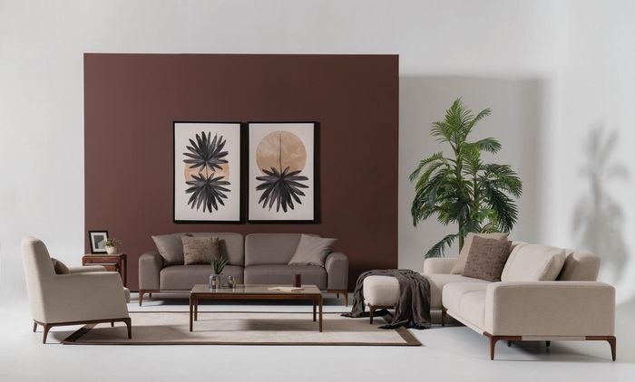 Luxus Design Sofagarnitur Set Couch Couchtisch Beistelltisch 5tlg.