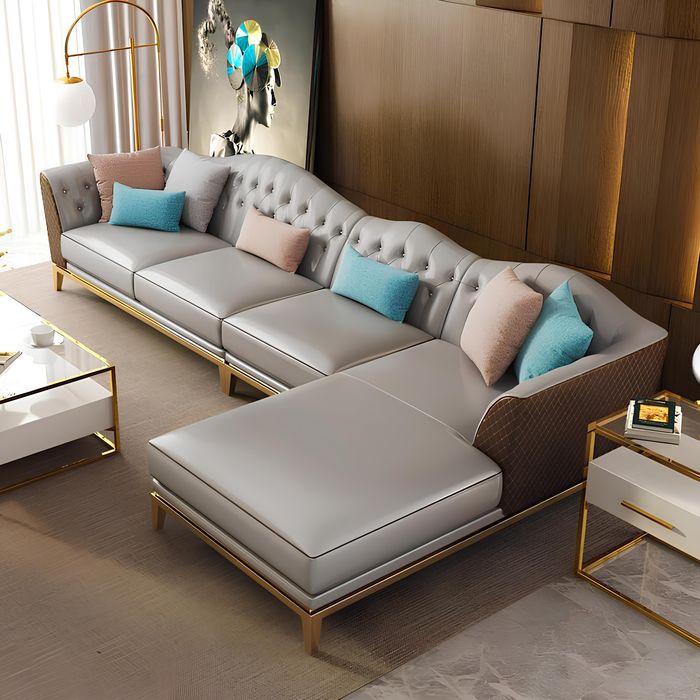 Design Polster Couch Wohnlandschaft Ecksofa Polster Sitz Garnitur Sofa L Form