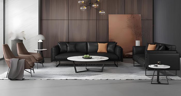 Möbel Sofa Couch Polster Komplett Set Garnitur 3+2+1 Couchen Sofas Italy Design