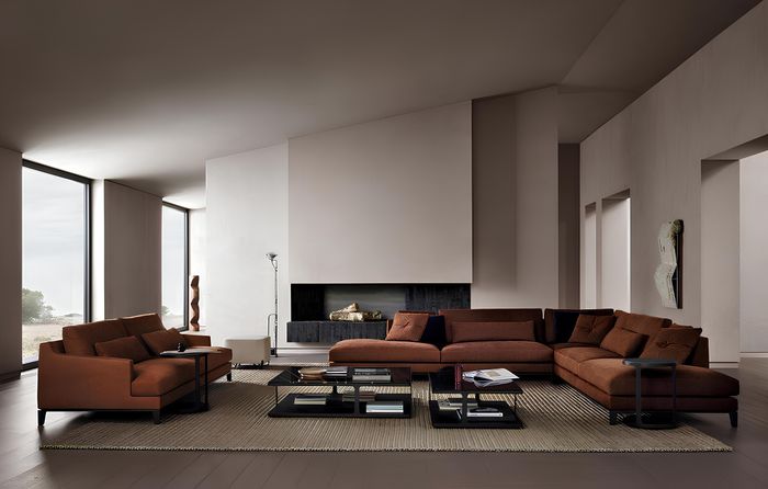 Eckgarnitur Ecksofa Sofa Couch Polster Wohnlandschaft Leder Desing Eck 4 Sitzer