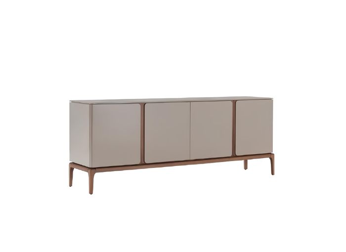 Wohnzimmer Anrichte Möbel Holz beige Stil Modern Sideboard Schrank xxl