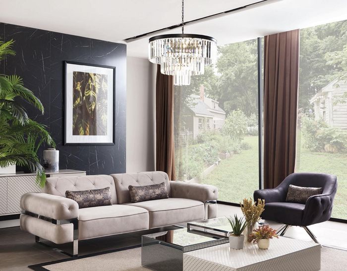 Wohnzimmer Dreisitzer Design Sofa 3 Sitzer Polster Couch Sofas beige