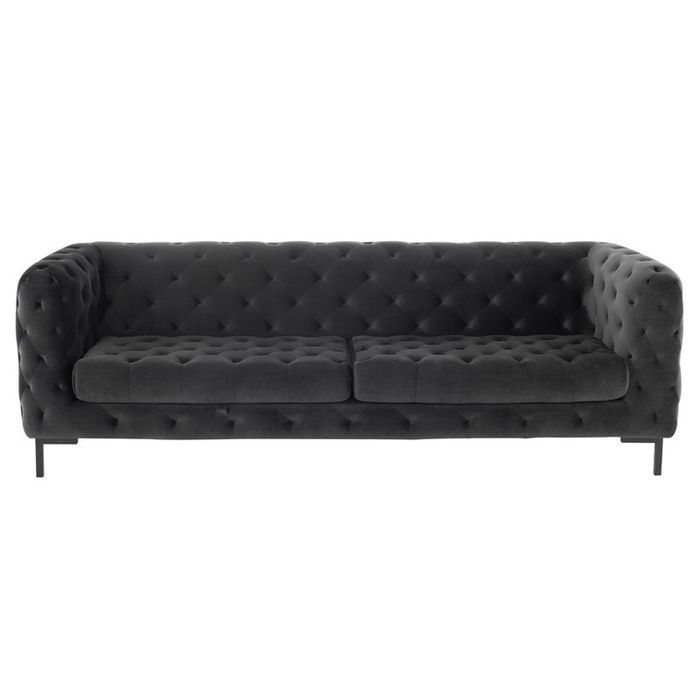 Chesterfield Sofa Couch Polster Stoff Leder Couchen Textil Garnitur 3 Sitzer Neu