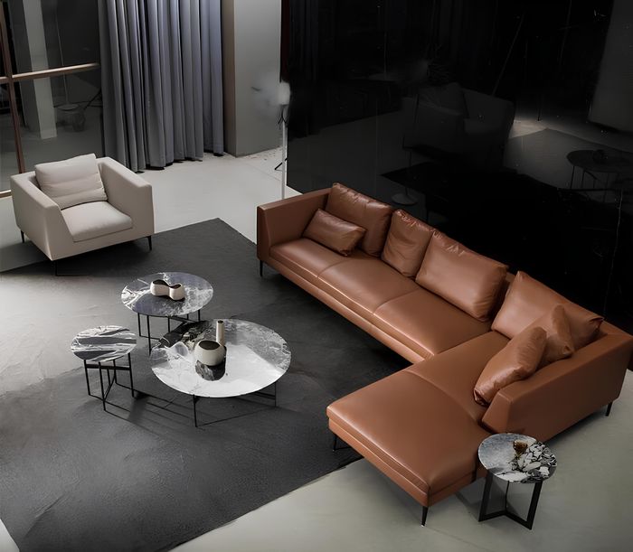 Design Ecksofa Polster Couch Sofa Eck Garnitur Wohnlandschaft Leder Neu Couchen