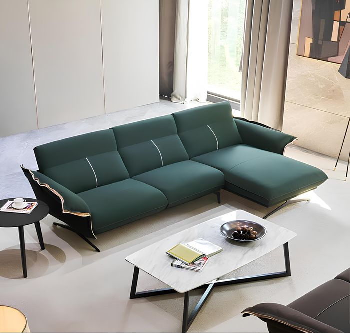 Italienische Design Möbel Wohnzimmer Textil Ecksofa Couch Polster Eck Garnitur