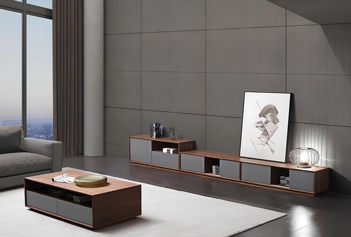 Wohnzimmer Komplett Set Kommode Sideboard Schrank Wand Couchtisch Garnitur RTV