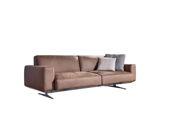 Dreisitzer Möbel Moderne Leder Couch Polster Design Sofa 3er Sitz Sofas Zimmer