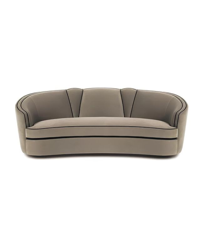 Klassischer Drei Sitzer Couch Sofa Polster Sitz 3er Leder Stoff Design Sofas Neu