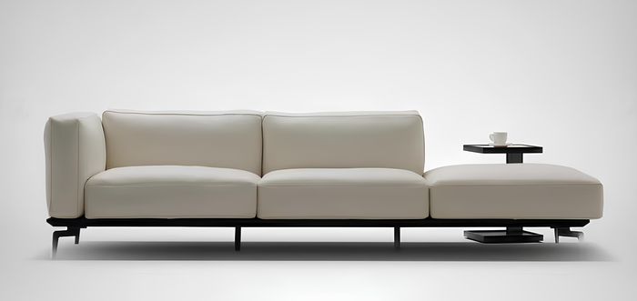 Dreisitzer Couch Polster Design 3er Sitz Sofas Zimmer Möbel Moderne Leder Sofa