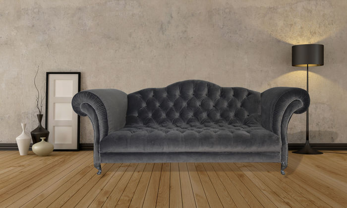 Chesterfield Sofa 3 SITZER Polster Designer Couchen Sofas Garnitur SL Sofa 35