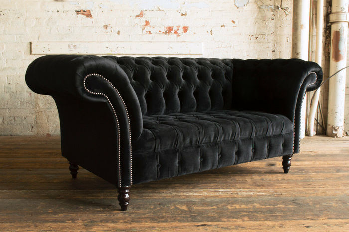 Sofa Zweisitzer Textil Sofas Couch Polster Garnitur Sofagarnitur Dreisitzer Neu