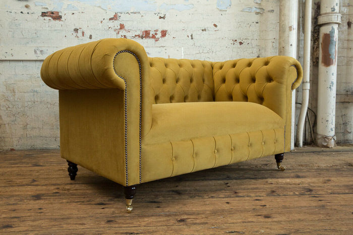 Sofa 2 Sitzer Design Sofas Polster Moderne Sitz Stoff Textil Zweisitzer Neu