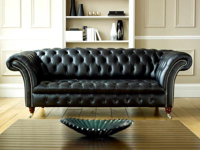 Chesterfield Sofa 3 SITZER Polster Designer Couchen Sofas Garnitur SL Sofa 12