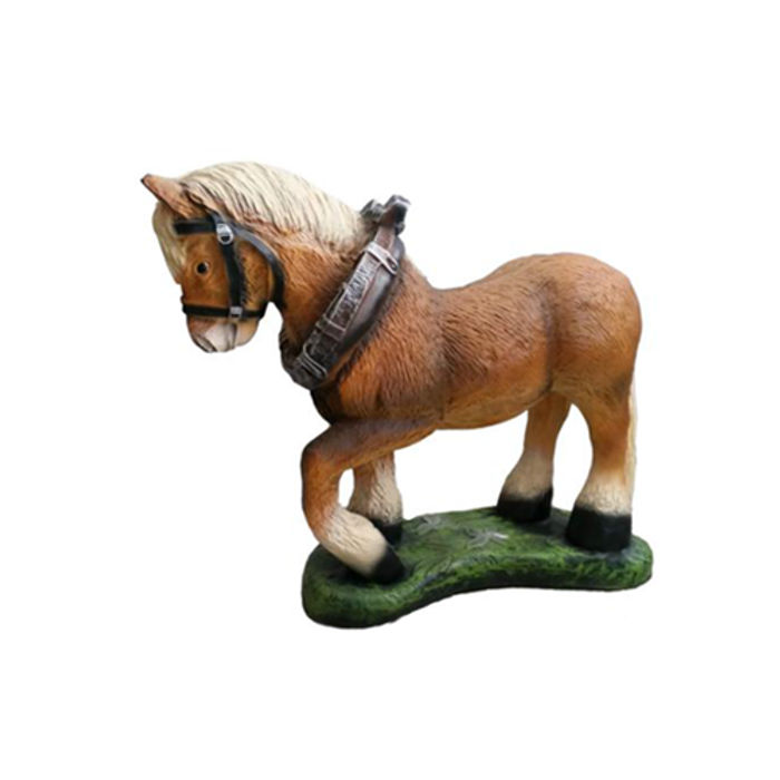 Russischer Hengst Pferd Dekoration Figur Statue Figuren Statuen Skulptur 51cm