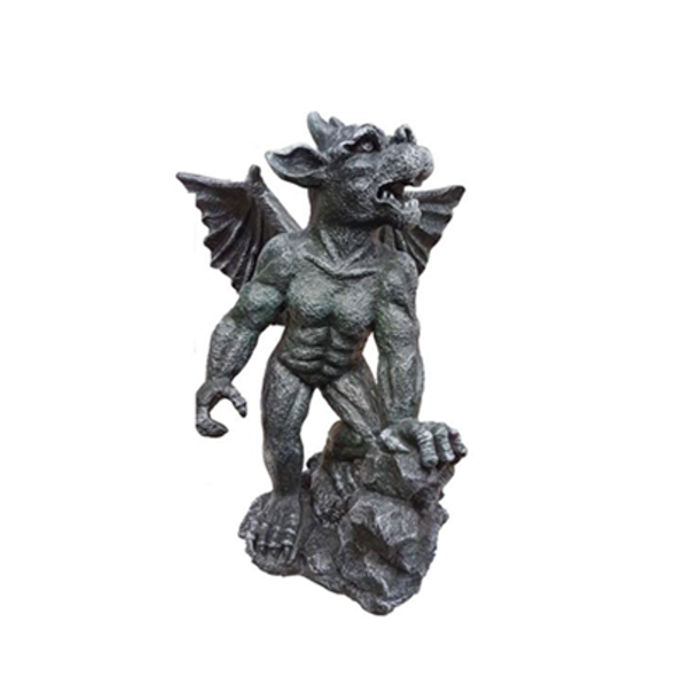 Deko Figur Statue Skulptur 54 cm FIguren Statuen Skulpturen Troll Drachen G23