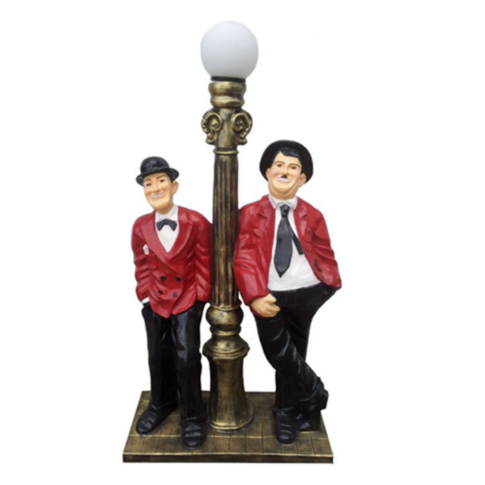 Deko Statue Lampe Skulptur 110cm Statuen Skulpturen Charlie Chaplin Leuchte Neu