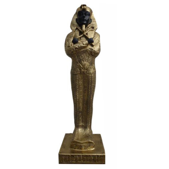 Figur Ägyptische Pharao Statuen Figuren Dekoration Kunststoff 25cm Ägypten Neu
