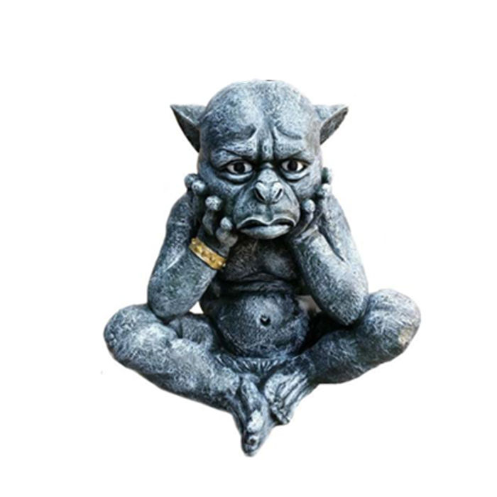 Deko Figur Statue Skulptur 35 cm Figuren Statuen Skulpturen Drachen Troll Neu G9