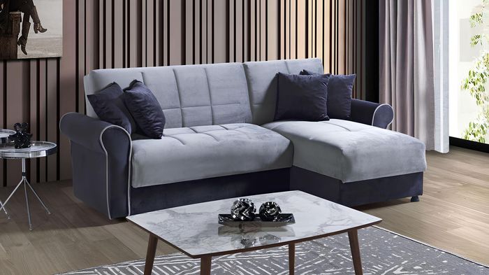 Ecksofa L-Form Textil Eckcouch Sofa Polster Premium Couch Modern Neu