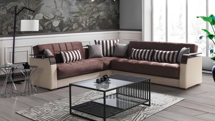 Ecksofa Wohnlandschaft Beige L-Form Sofa Wohnzimmer Ecksofas Luxus 315x245